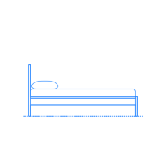 Furniture Bed Frames Ikea Malm Laser Cut Svg File, Free Vectors File